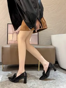 Elegant Solid Color Block Heeled Shoes, High-Heeled Women's Footwear, Stylish & Comfortable Design, Perfect for Daily Wear