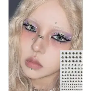 2025 Trendy Self-Adhesive Stud Stickers – Faux Piercing for Ears, Nose, Lips & Brows!