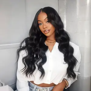 Glueless Body Wave Human Hair Wig 13x6 Glueless  Drawstring Wig for Women 6x4 7x5 Lace Closure Wigs 180% Density Melted Skin Lace Pre-plucked & Pre-cut Ready To Wear Human Hair SummerVibes