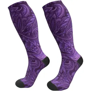 Compression Socks for Women Men Suitable for Nurses Travel Pregnancy Recovery Running Athletic