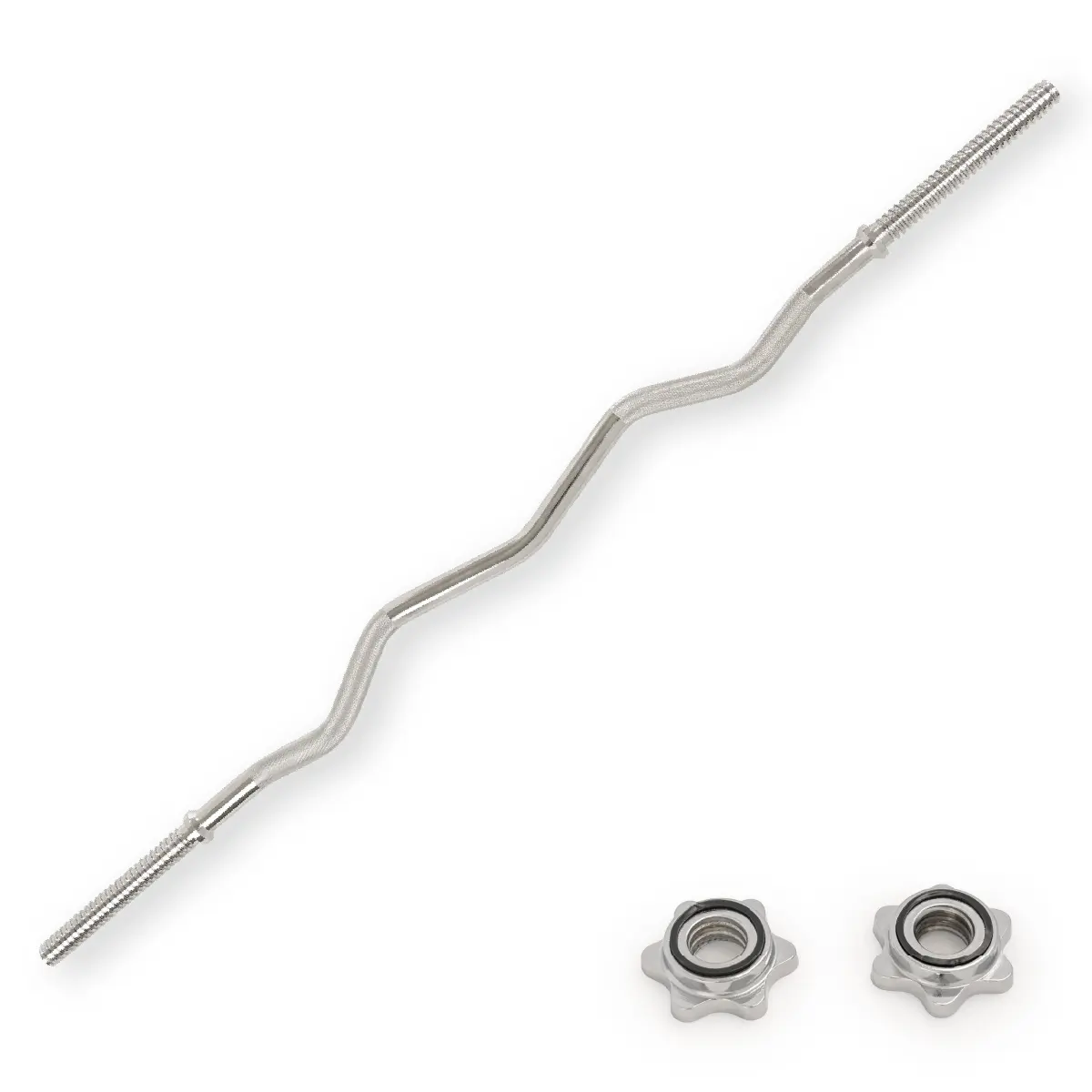 Sunny Health & Fitness 47" Threaded EZ Curl Bar
