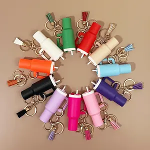 Mini Tumbler Keychains With Tassel
