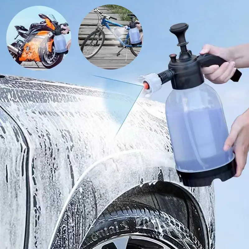 Handheld Car & Garden Foam Pump Spray Bottle, Multifunctional Pressure Sprayer, Ideal for Home Cleaning, Weed Control, Lawn Care, Household Items