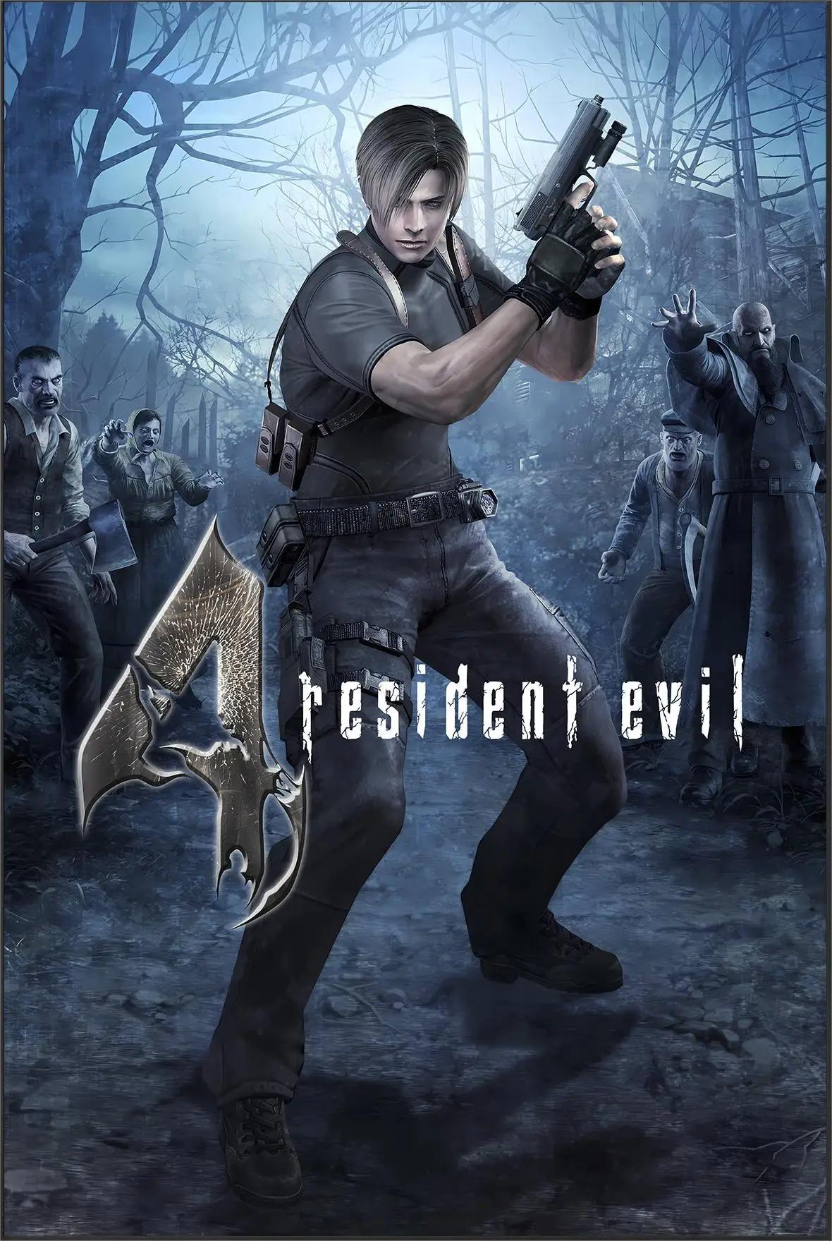 Resident-Evil Game Poster Hot Sale Classic Movie Canvas Painting HD Print Wall Art Picture for Gaming Room Home Decoration Gift