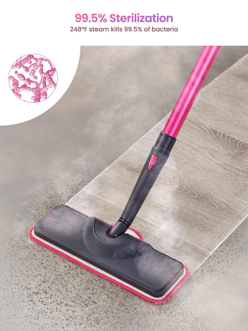 Schenley 18-in-1 Steam Mop with Detachable Handheld Steamer for Walls, Floors, Tiles, Tackles Grease & Sticky Messes, Includes Multiple Accessories Cleaning Tools Cleaning Set Schenley 18-in-1 Steam Mop with Detachable Handheld Steamer for Walls, Floors, Tiles, Tackles Grease & Sticky Messes, Includes Multiple Accessories Cleaning Tools Cleaning Set