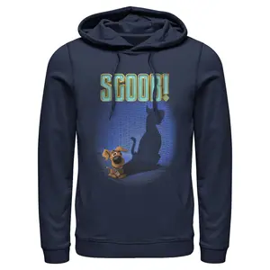 Men's Scooby Doo Dog Shadow Pull Over Hoodie