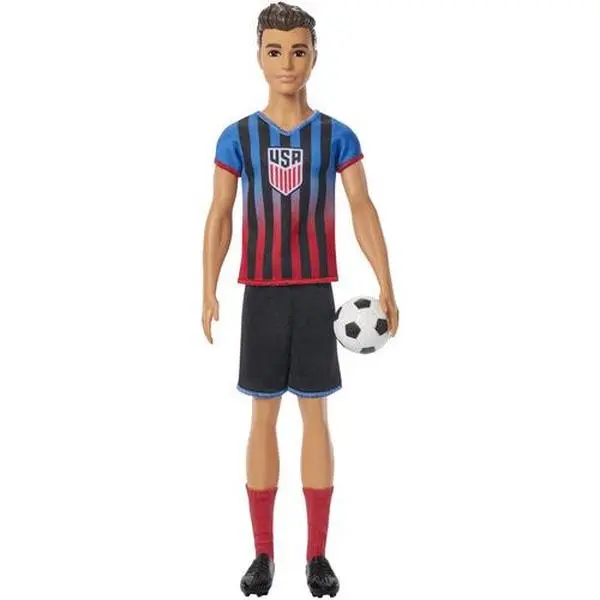 Barbie Careers Soccer USSF Soccer Ken Doll  [COLLECTIBLES] Paper Doll