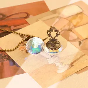 Crystal Sun Catcher 2PCS Magical-style Artificial Crystals Suncatcher Hanging Pendant Rainbow Maker Indoor Outdoor Decor for Window Bedroom Courtyard Garden Bless Gift