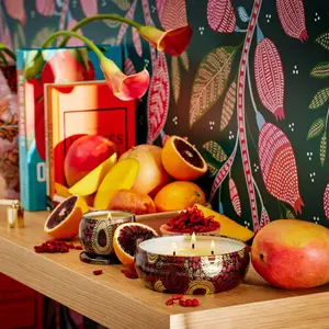 Voluspa Goji Tarocco Orange 3 Wick Tin