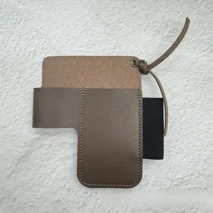 Handmade leather EDC storage bag, men's tactical tool cover, belt clip, multi-function gun holster, brown, tool-free storage bag, knife storage bag, Tool Pouch