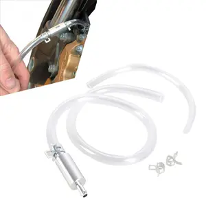 1pc Universal Brake & Clutch Bleeder Tool Kit – One-Way Check Valve Hose, Durable Brake Fluid Bleeder Tube for Car, Motorcycle, Bike & Hydraulic System