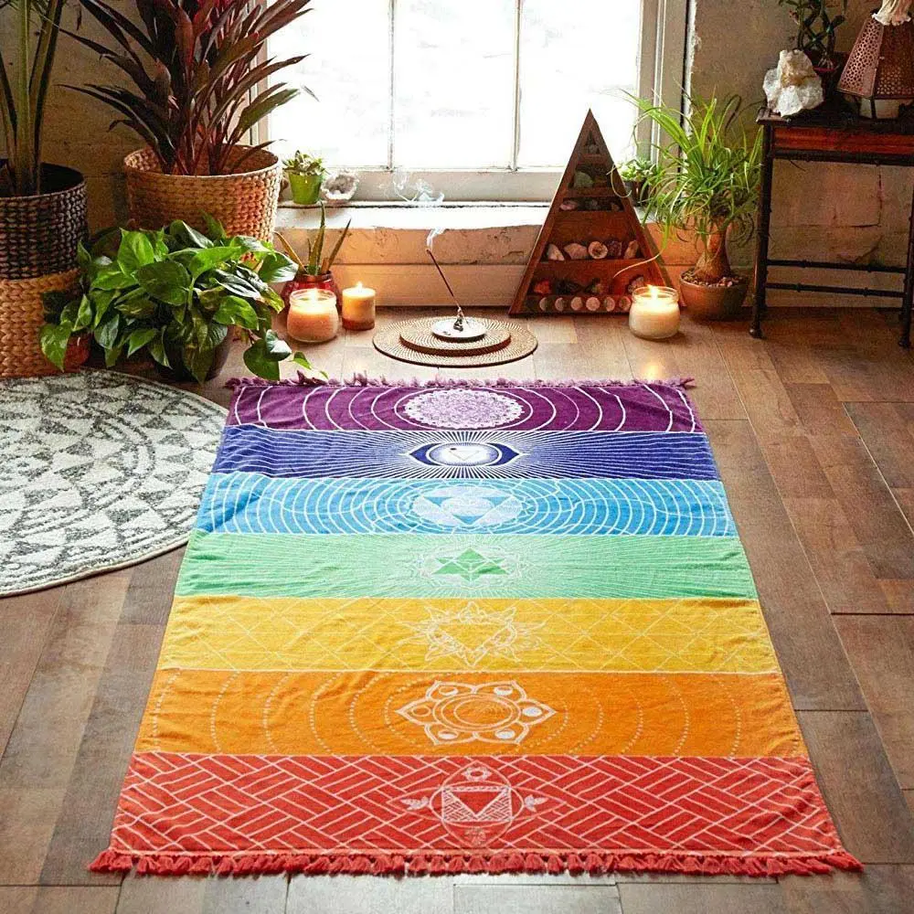 Rainbow 7 Chakra Mat [5 Variants]