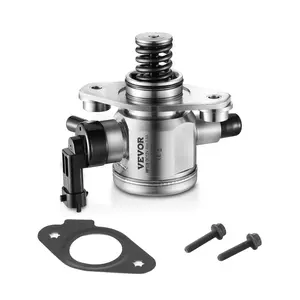 VEVOR High Pressure Fuel Pump with Gasket and Bolts, Compatible with Buick LaCrosse, Regal, Verano, Chevrolet Captiva Sport, Equinox, Impala, Malibu, GMC Terrain 2010-2017 L4 2.4L, Stainless Steel