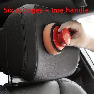 Car Waxing Sponge Waxing Artifact Car With Manual Round Car Waxing Polishing Sponge Tool Polishing