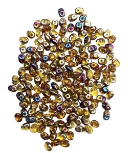 SUPERDUO TOPAZ SLIPERIT, for jewelry making, custom jewelry, handmade jewelry, beaded jewelry,  beading supplies