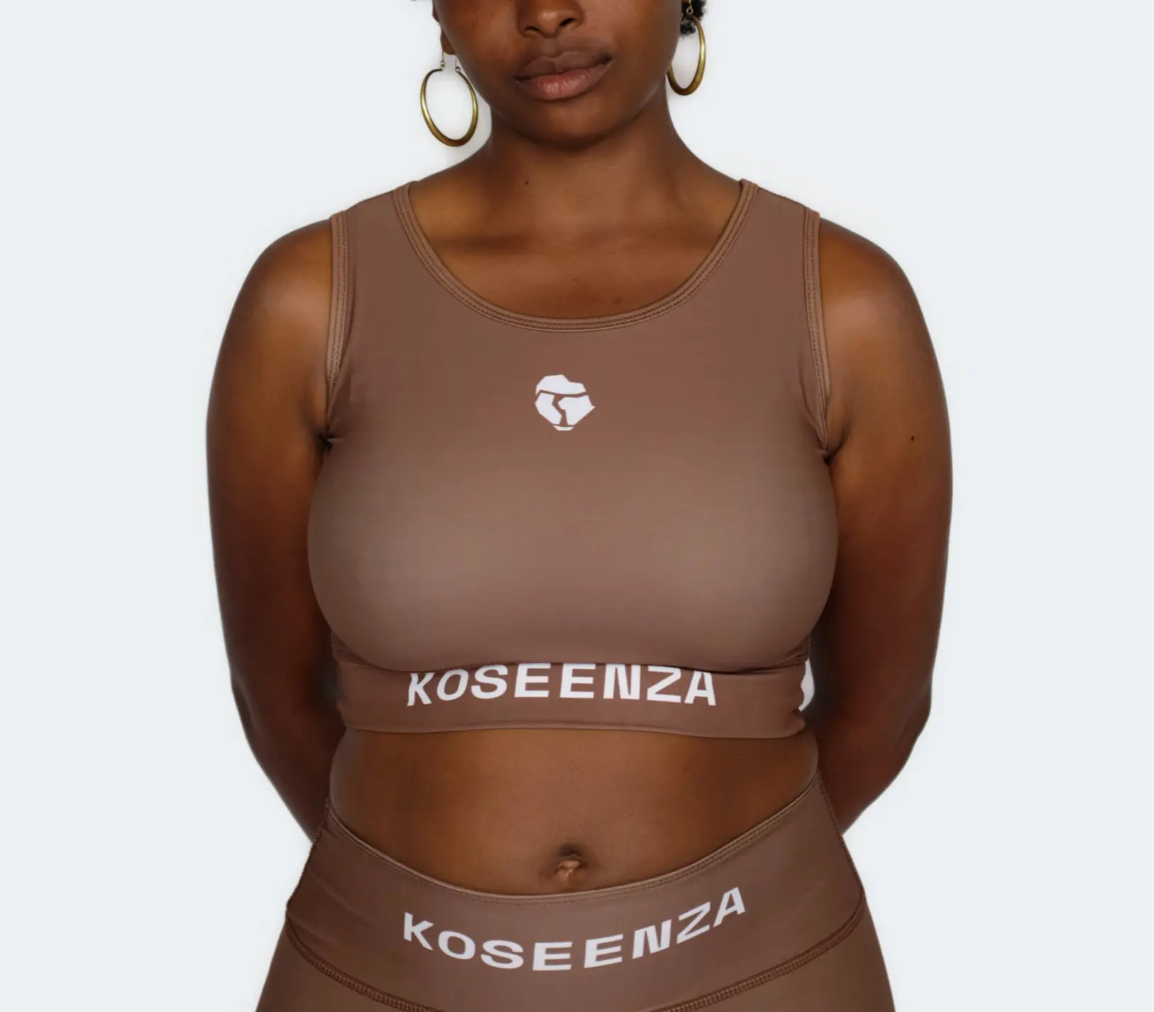 Koseenza Women's Adore Compression Crop Top