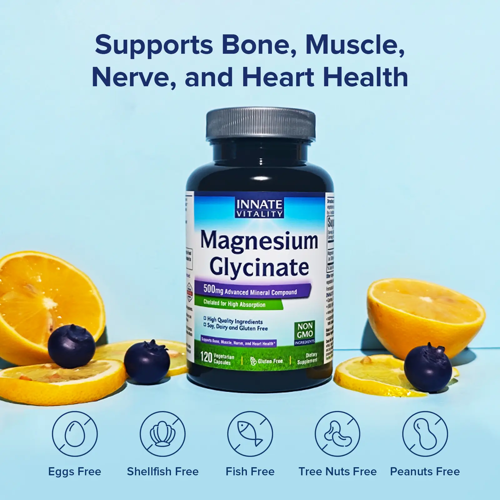 Magnesium Glycinate for Muscles,Nerves& Energy,Sleep, Dietary Supplementation ,f...