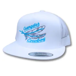 Feather - Blue and Grey.  Gangster Cowboy Official Product