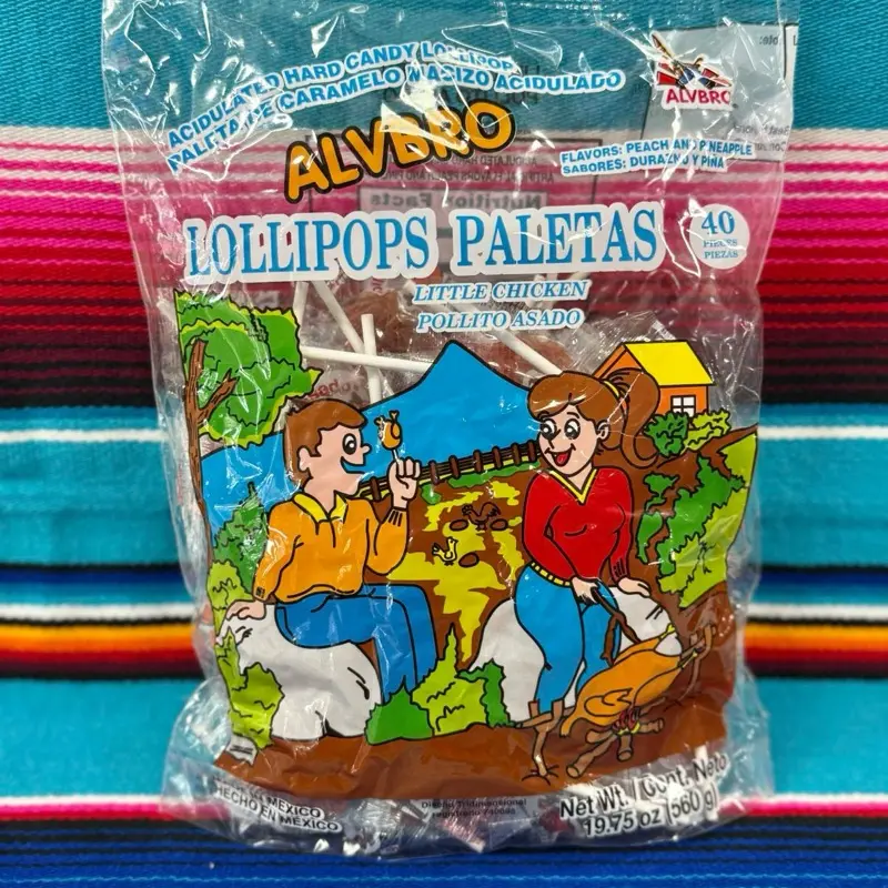 Alvbro Pollito Asado Paletas- 40pcs Alvbro Pollito Asado Paletas- 40pcs