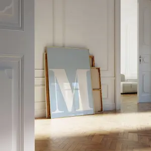 M Letter Sign, Letter M Poster, initial M Letter, Monogram Poster, Alphabet Letter, initial Nursery Art, initial Wall Art, Nursery Wall Art, Room Decor, Unframed