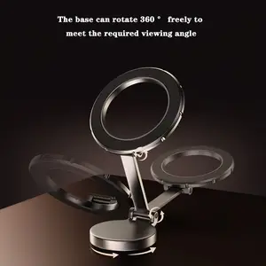 Magnetic Car Mount Holder with 20 Strong Magnets, Hands-Free iPhone Car Stand, Cellphone Car Holder, Adjustable Holder, Compatible with iPhone 14/13/12 Pro Max Plus Mini, Fits Phone Cases