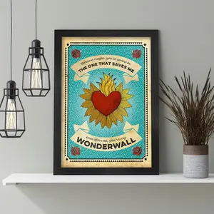 Wonderwall Music Poster Print