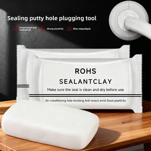 Air conditioner hole sealing putty, grouting, waterproofing, insect-proofing, high temperature resistant, household sewer filling, repair, and wall sealing putty