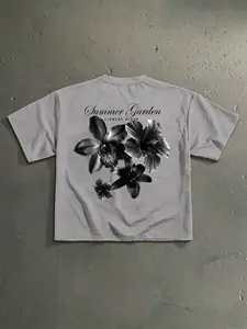 Men's Casual Short Sleeve T-Shirt, Trendy Print Design, Perfect for Travel, Sports, Office, Versatile Clothing for Men