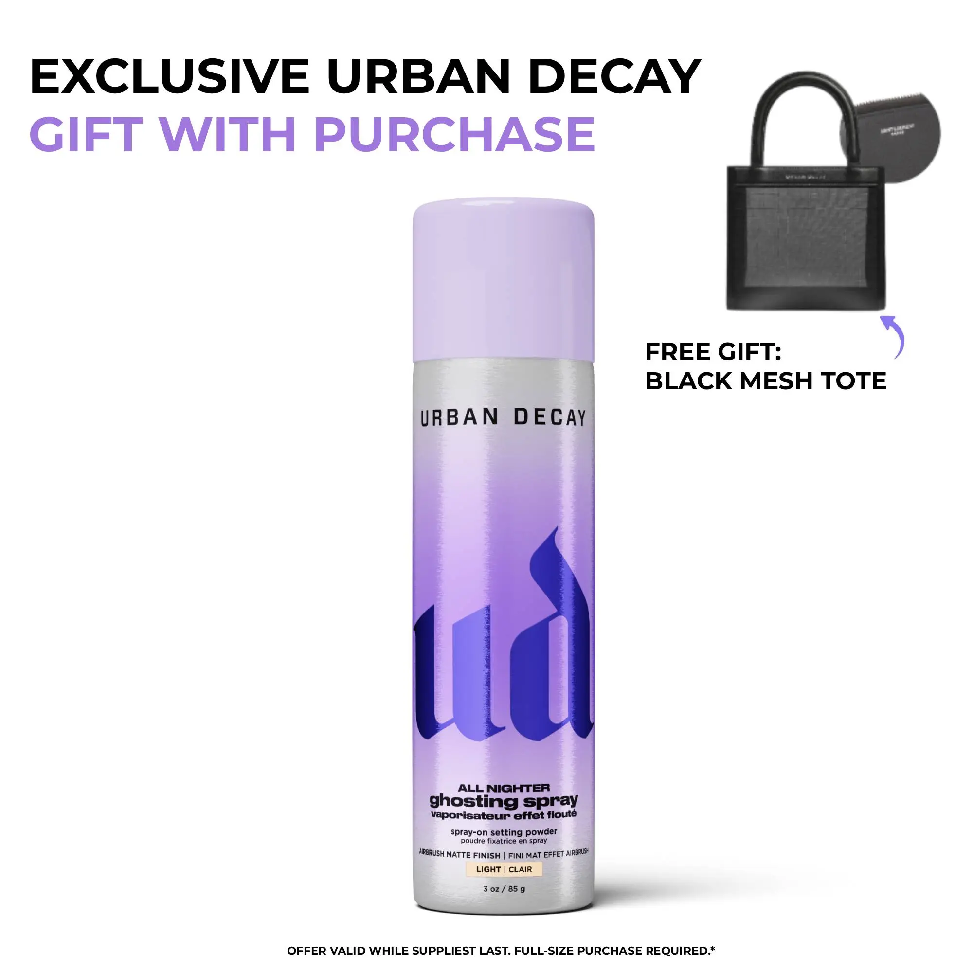 Urban Decay All Nighter Ghosting Setting Powder Spray