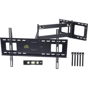 Forged Mount, 43" Extra-Long Arm Full-Motion TV Wall Mount with Extra-Long Extension Arm - Accommodates TVs up to 80". VESA 600x400mm compatible. Holds up to 110 pounds.