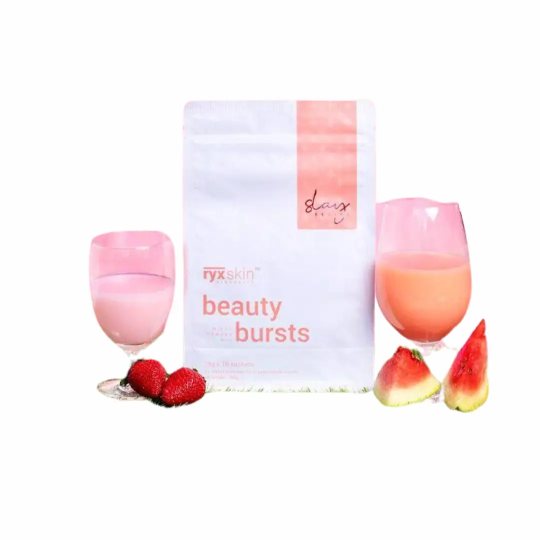 RyxSkin Beauty Burst – Antioxidant Drink Supplement for Skin and Wellness (10 Sachets)