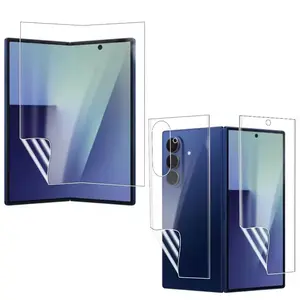 3-In-1 Screen Protector Film Set for Samsung Galaxy Z Fold 7 Z Fold 6  Z Fold 5  Z Fold 4, Front & Back Covers + Inner Display Protection, Durable Protective Phone Accessories