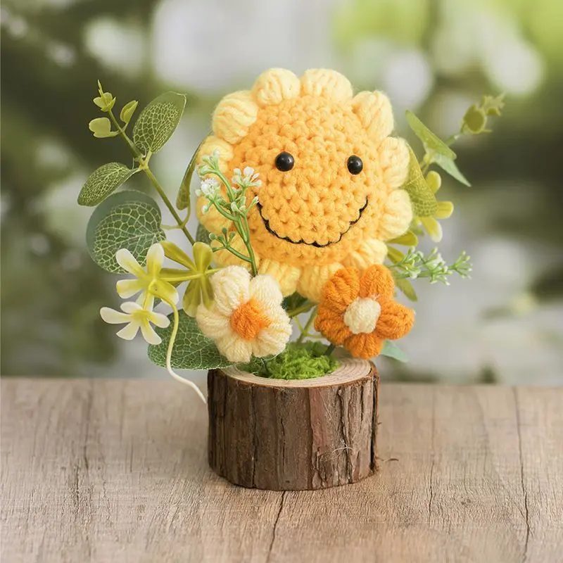 127 Potted Smiling Sunflower