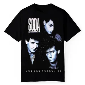Soda Stereo Streetwear Band Tee Shirt YC070408
