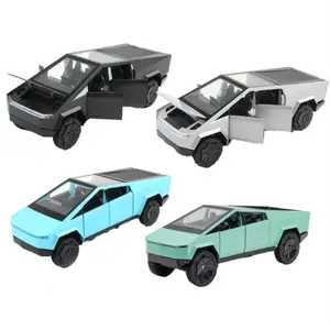 1/32 Alloy Pickup Truck Model Car Simulation Casting Toy Car Model with Sound Light for Collection Gifts