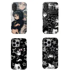 Edgy Sweet Anime Girl Shizuku Murasaki Phone Case Compatible for iPhone 17Promax 16 15 14 13 12 11 and for Samsung S21-S25 Perfect Gift for Fans Her/Him