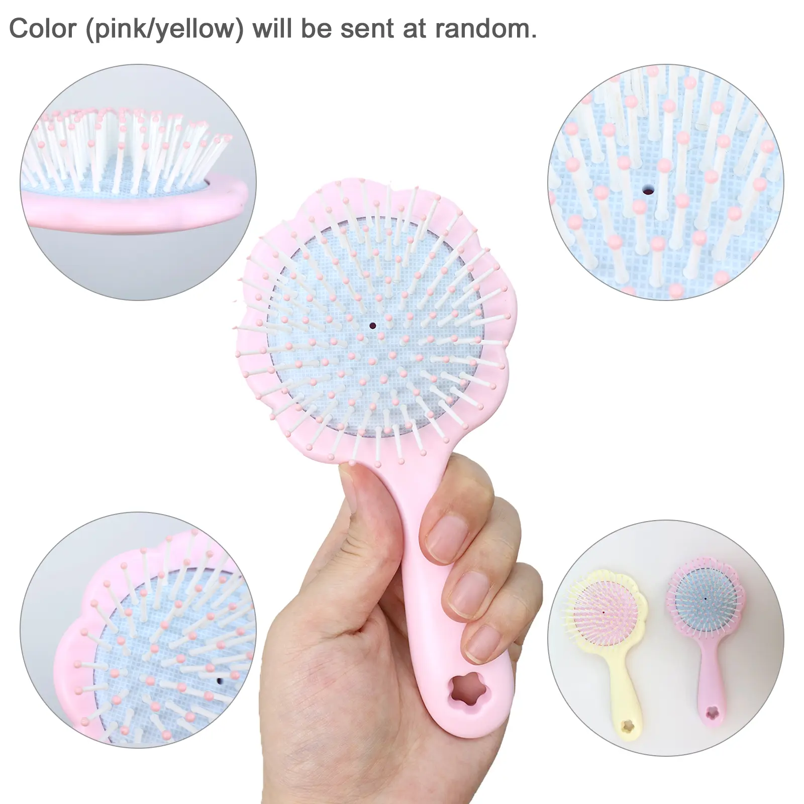Lovestory Wig Comb for Lace Front Wigs Detangling Brush fine-tooth comb Anti-Static Hair Tool for Synthetic Human Hair Wigs