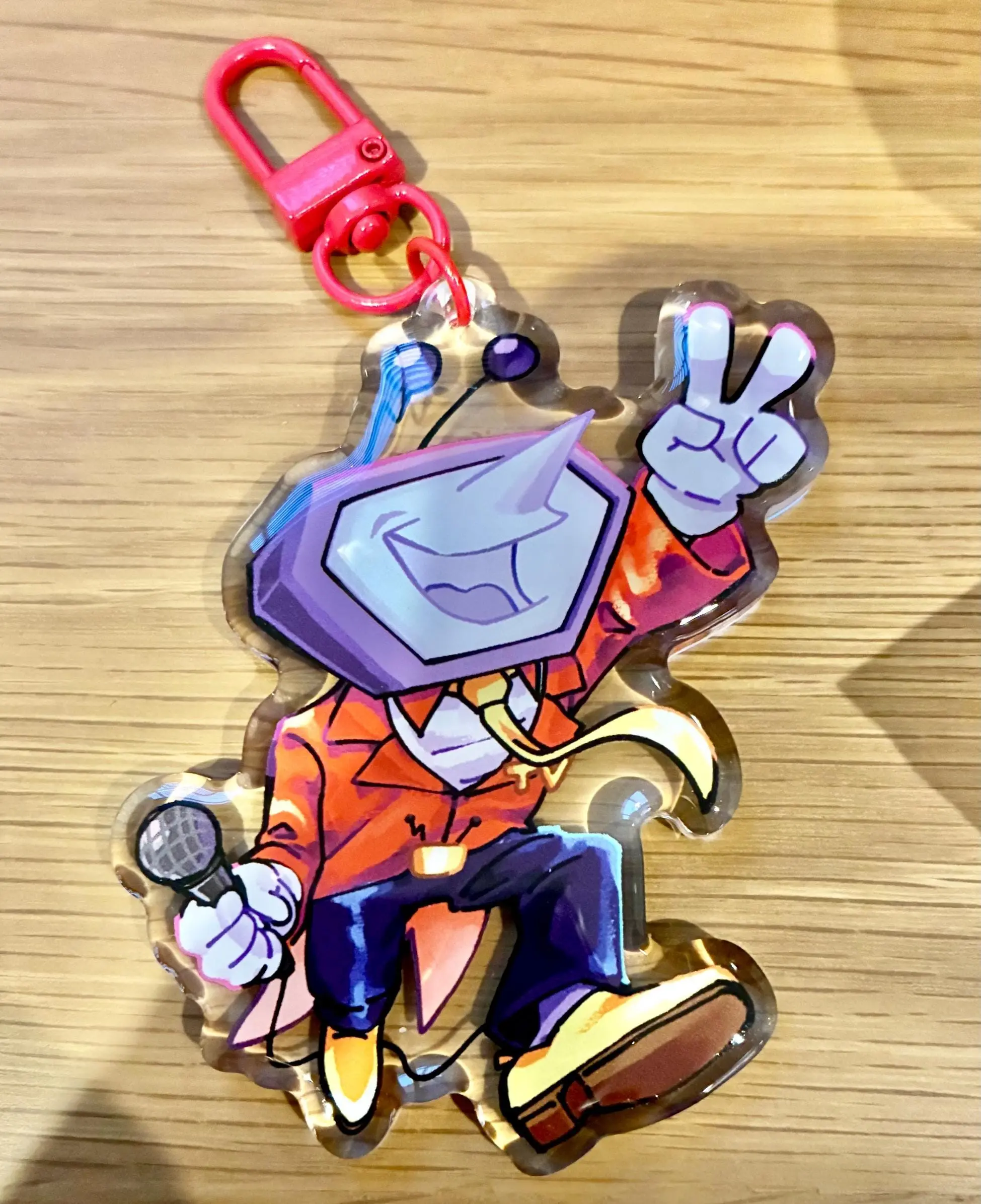 Deltarune Chapter 3 & 4 Keychains, Ramb, Tenna, Mike, Lanino