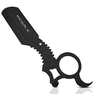 Regale Professional Finger Insert Straight Edge Barber Razor