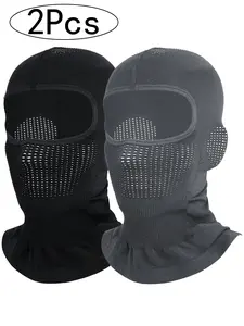 2-Pack Men Women Breathable Outdoor Cycling Headband, Warm Ski Headwrap, Comfortable Ear Protector, Ideal Gift for Winter Activities