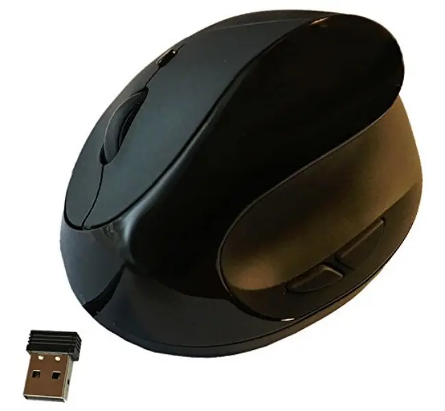 Ergoguys EM011-BKW Comfi II Wireless Ergonomic Computer Mouse - Black