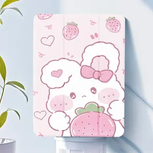 Cute Cartoon Bear Pattern Tablet Case, Auto Sleep/Wake-Up Tablet Protective Cover, Tablet Protector for iPad 10.2/Air4/5/Pro11/10Th/10.9/9.7/12.9