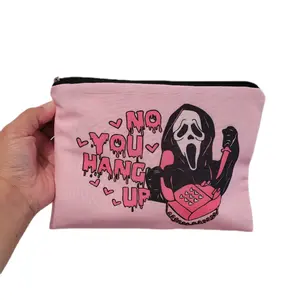 Ghost Face Makeup Cosmetic Bag
