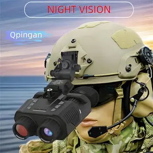 Tactical 3D Night Vision Goggles with Head Strap Night Vision Binoculars  Rechargeable Battery Viewing 984ft/300m in Darkness 8x Digital Zoom for outdoor activities Observation Distance Diopter Adjustment