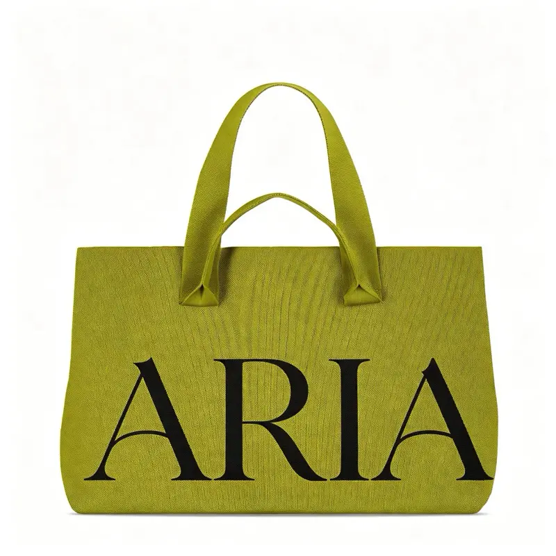 ARIA Signature Tote Bag – Lime Green