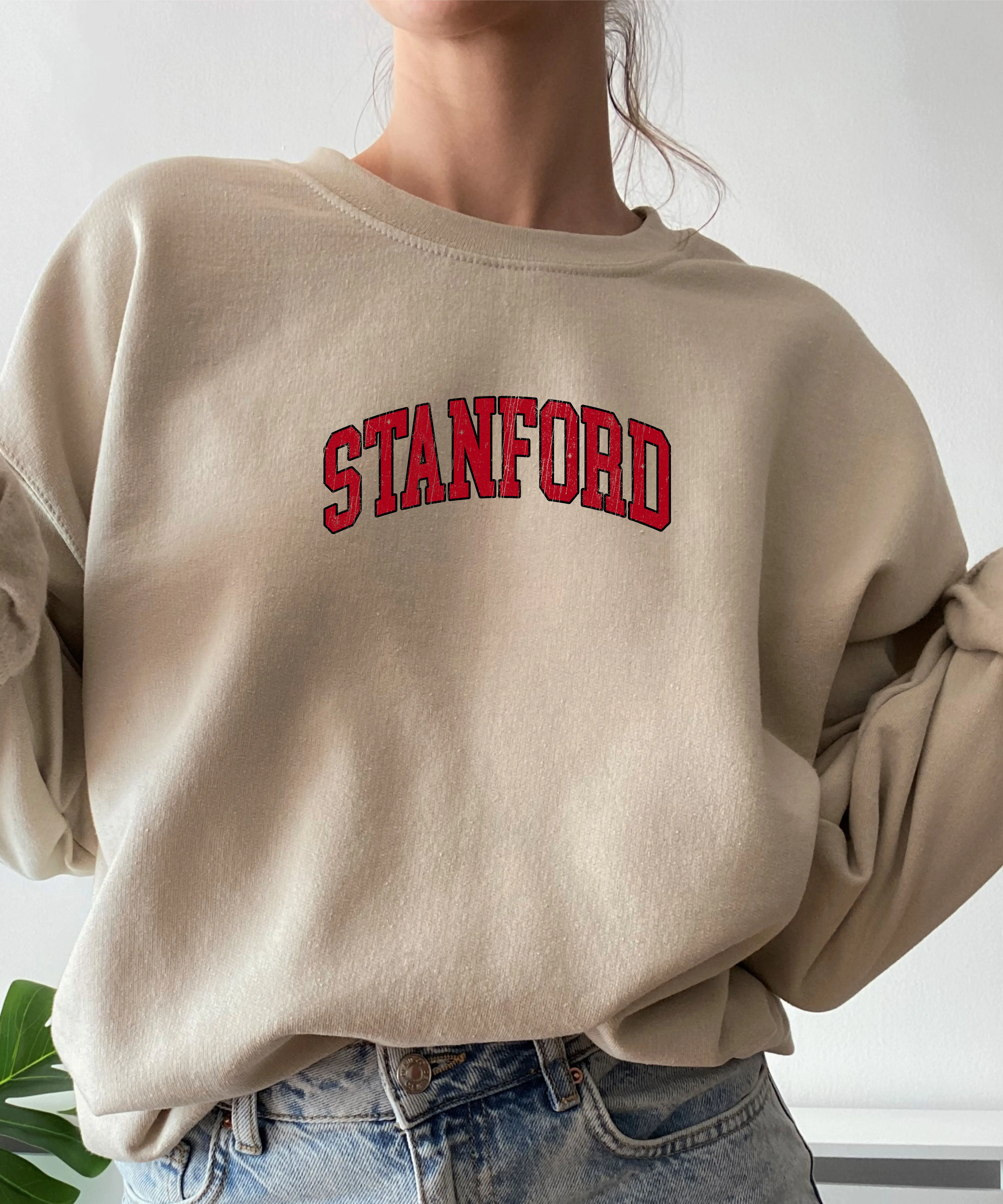 Stanford Sweatshirt, Stanford Sweater, Stanford Hoodie, University Crewneck, Graduation Gift, College Football, Stanford Fan Gift, Gift For Men, Women