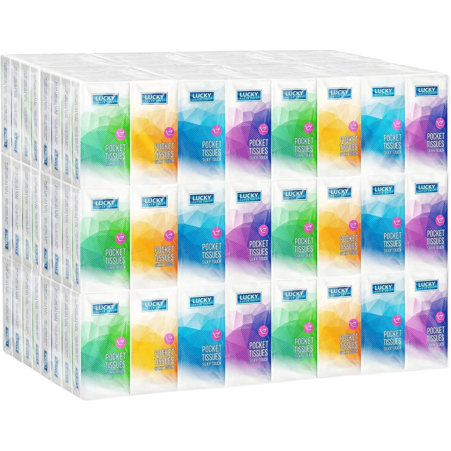 Premium Facial Tissues, Travel and Pocket Size, Bulk (192 Packs), 10 Tissues per Pack (1,920 Tissues Total)
