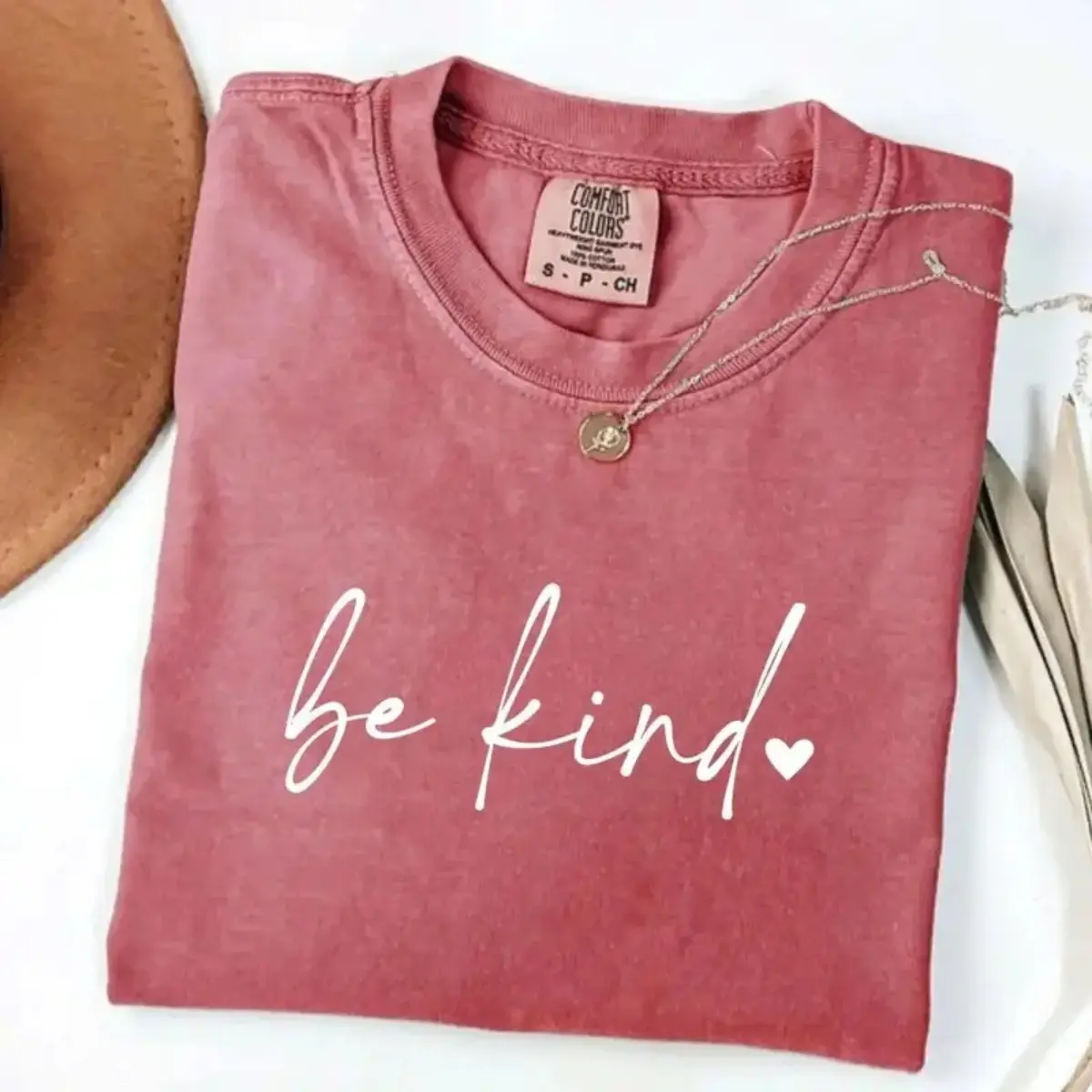 [Sale Up to 45%] Comfort Colors Be Kind Shirt, Minimalist Positive Quote Graphic Tee, Inspirational Kindness T-Shirt, Simple Aesthetic Shirt, Motivational Gift for Women, Unisex Tee - Felix Rodz