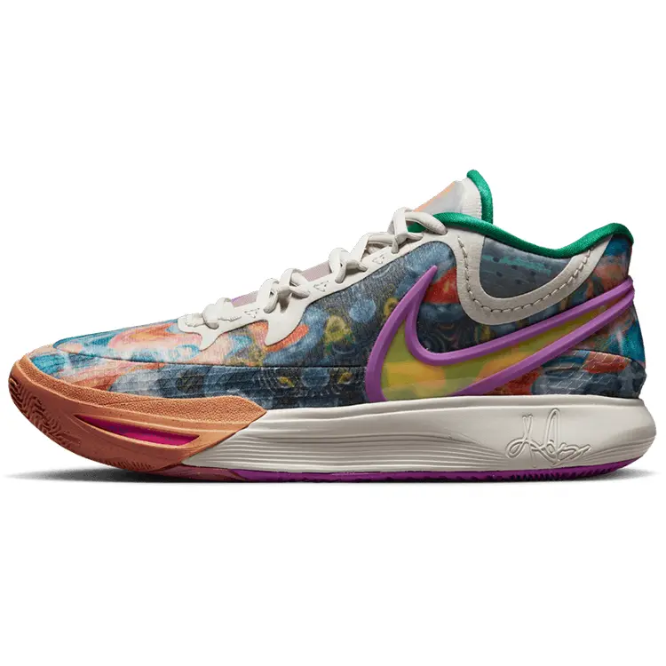 Men's Nike Kyrie 8 EP 'Circle Of Life' Round Toe Low Top Comfort Basketball Shoes, Style Code DQ3839-001, Casual Trainers