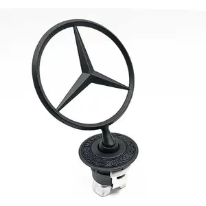 3D Emblem for Mercedes Benz Car Logo Front Vehicle Hood Ornament for Mercedes Benz S Class W221 W222 W223 Car Accessories